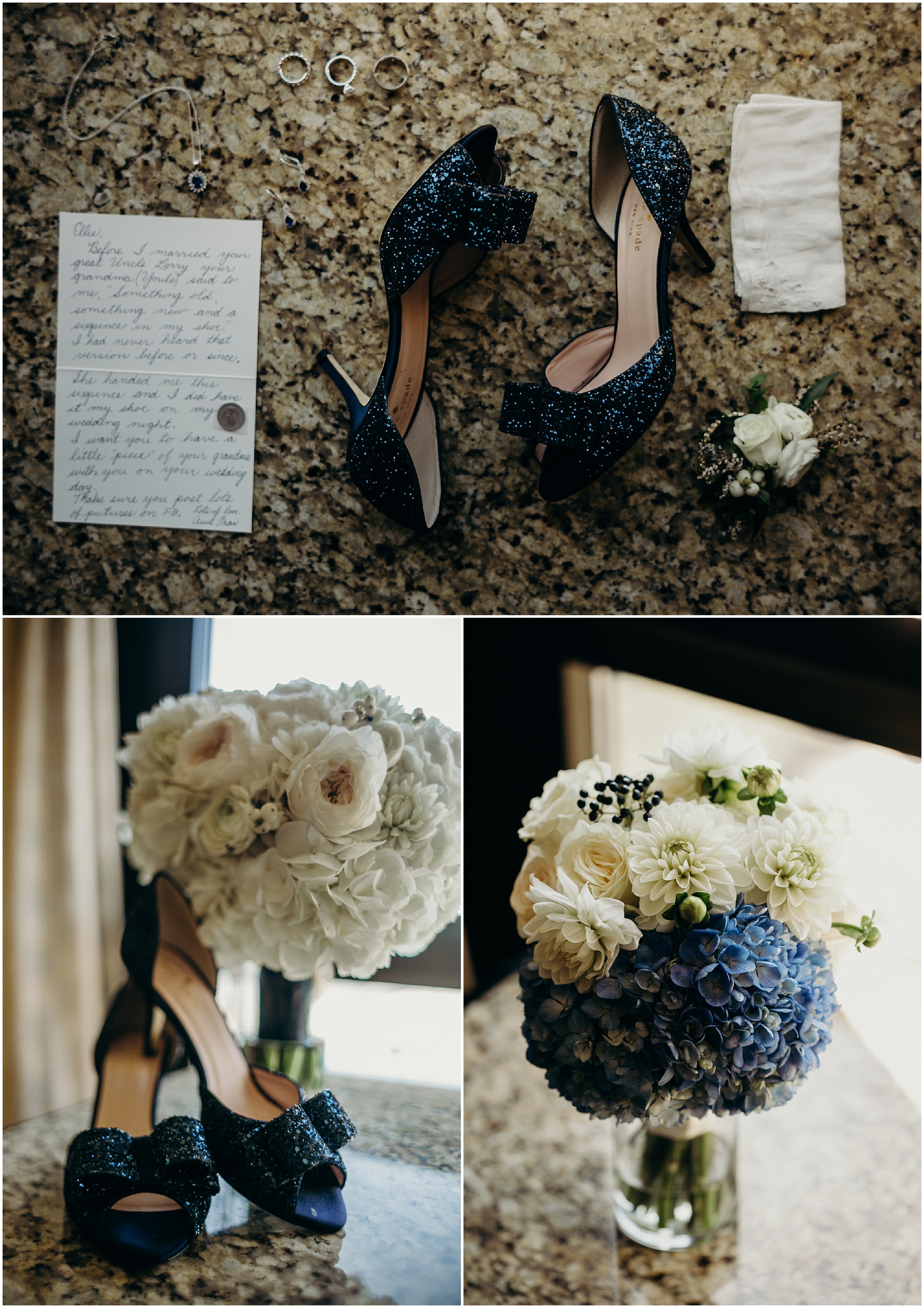 wedding shoes and details at country club of darien in darien, connecticut