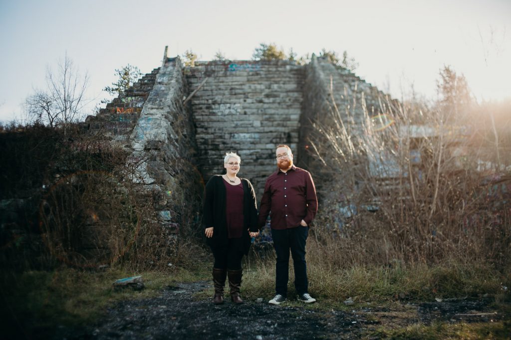 Syracuse Split Rock Quarry Engagement Session