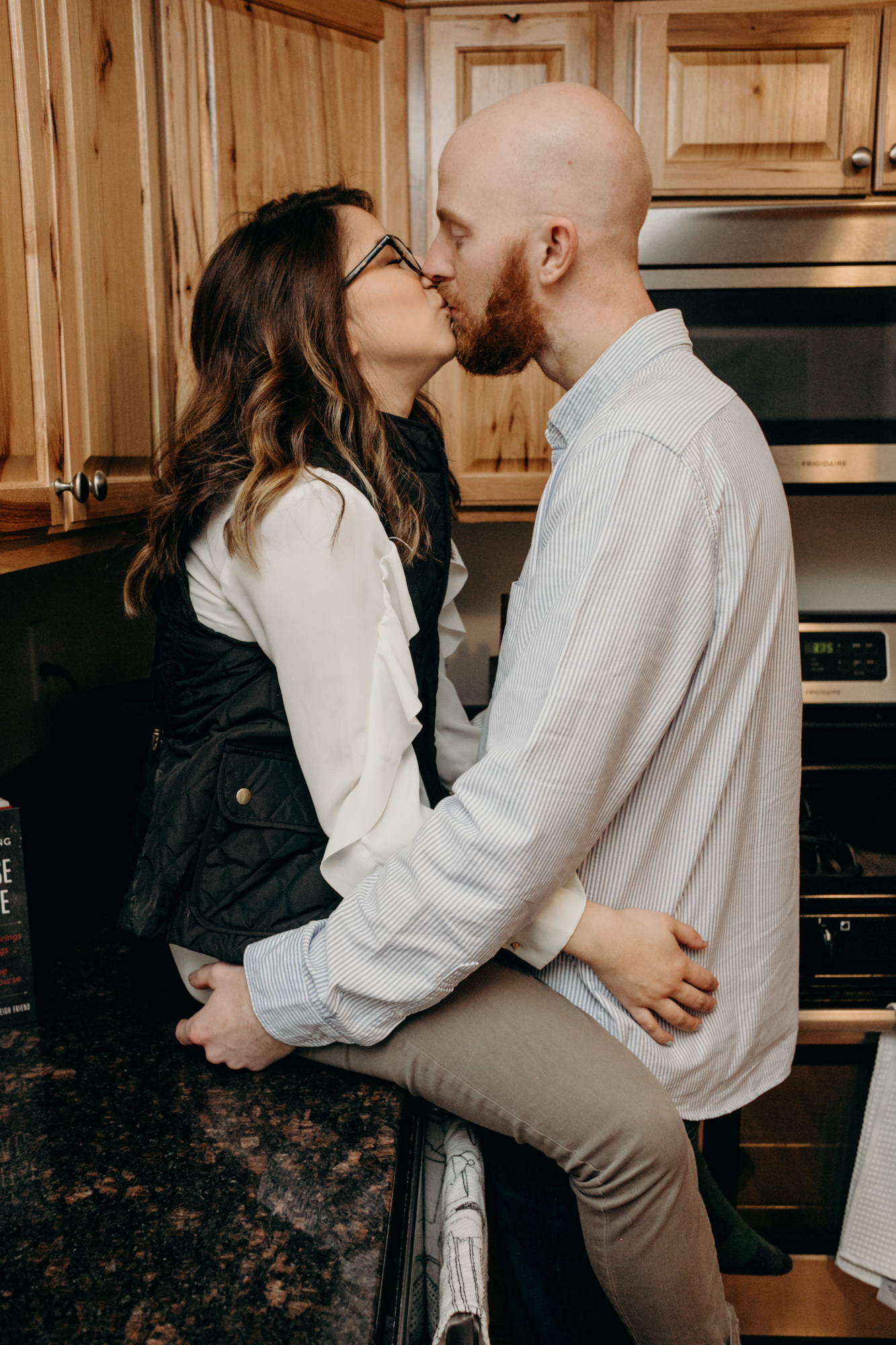 Rochester In-Home Engagement Session, photographer