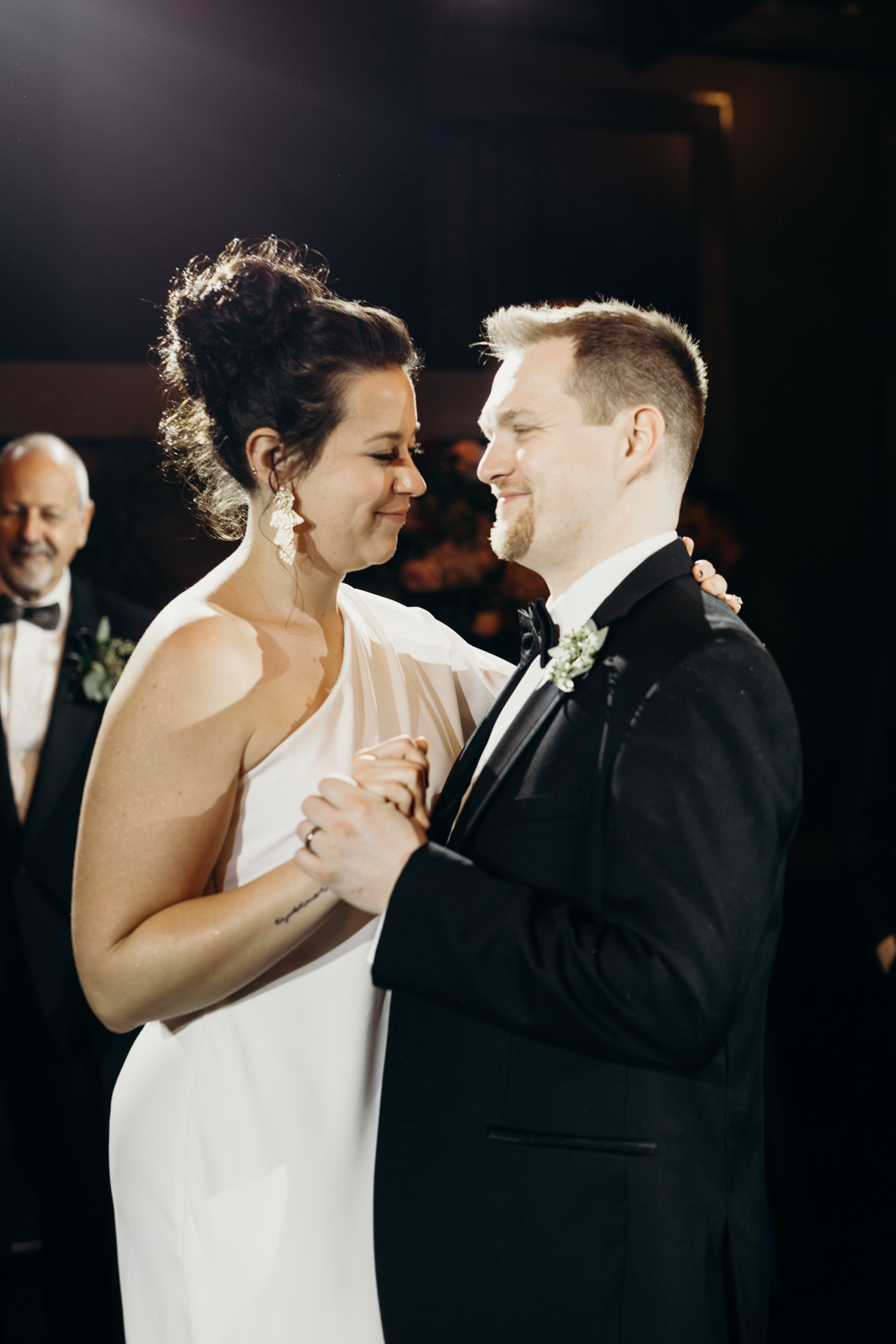 bride and groom have their first dance at porta in asbury park, NJ