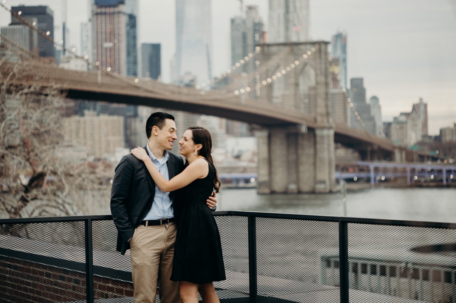 tara + chris / dumbo, brooklyn engagement session - lauren spinelli ...