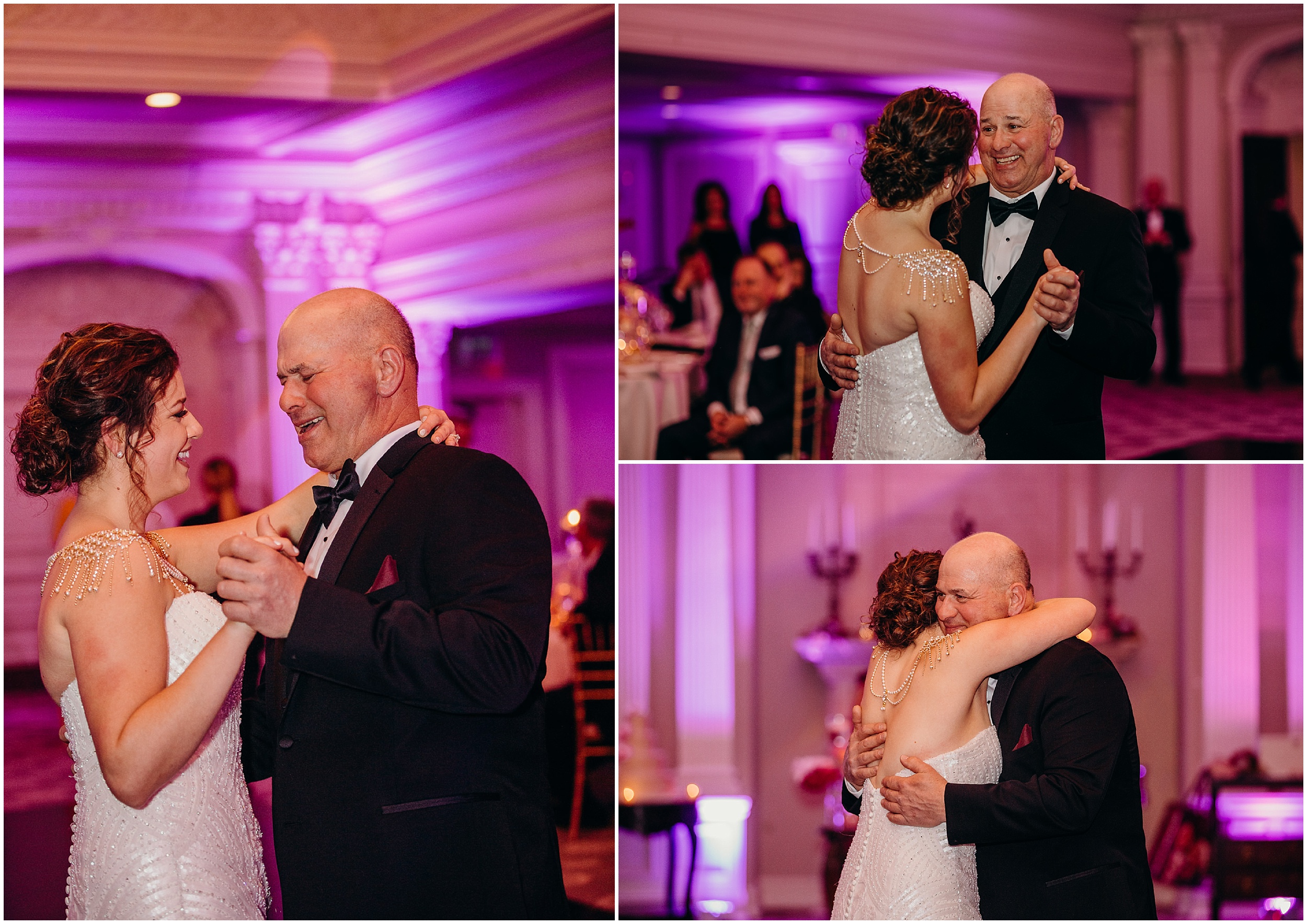 a bride dances with her father at the park savoy in florham park, new jersey