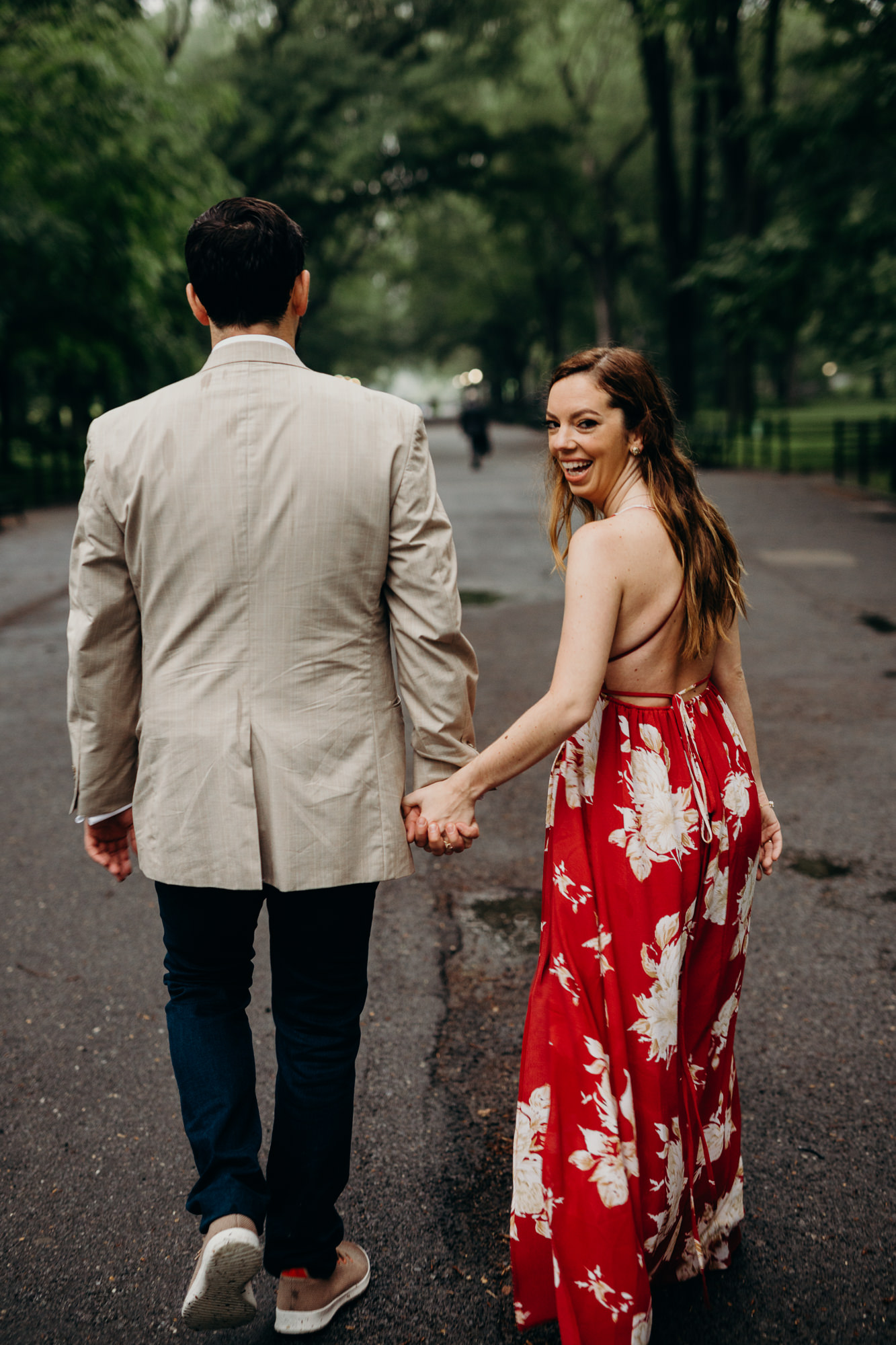 a portrait of a couple in central park, new york city