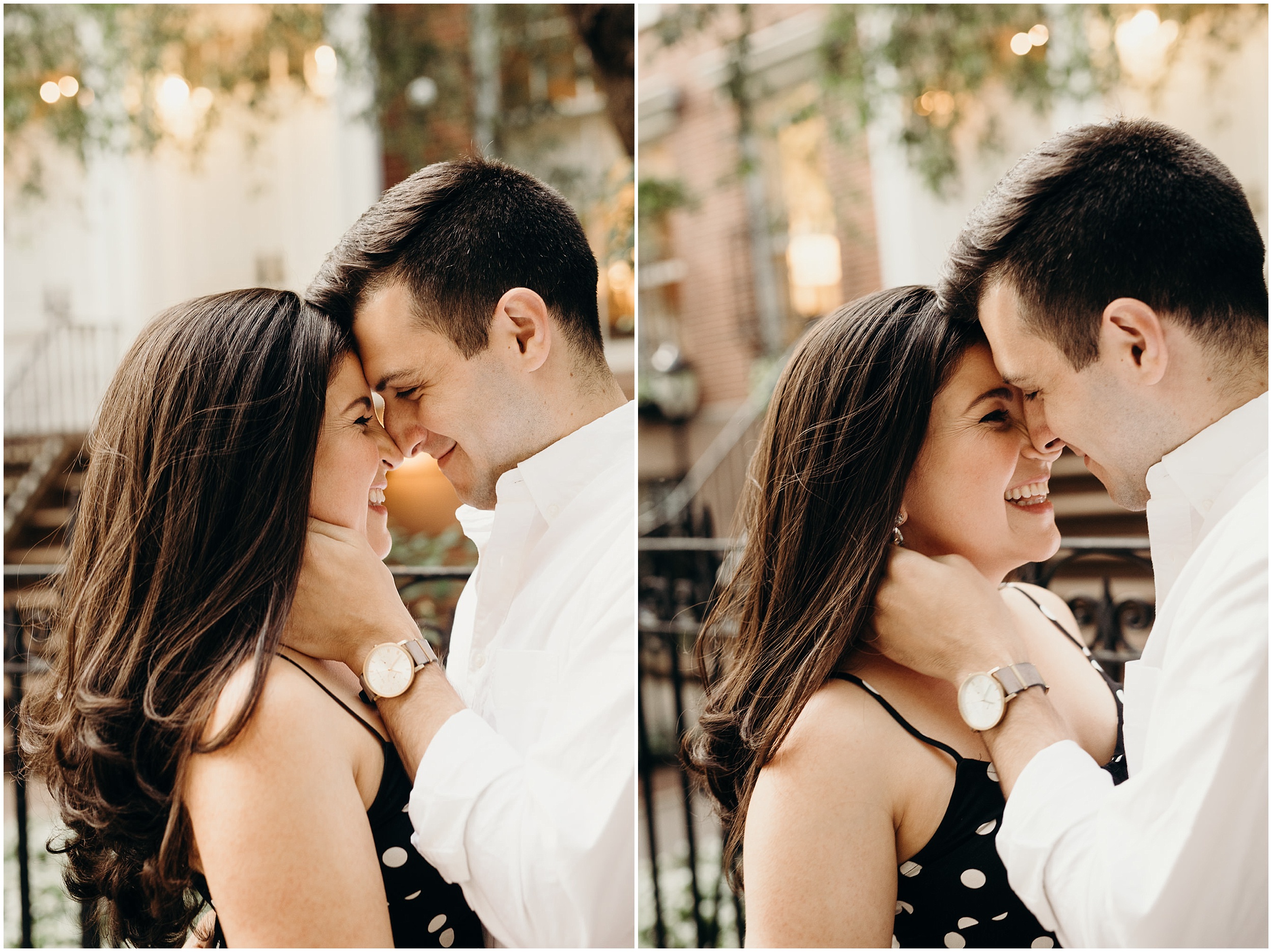 a portrait of a couple in chelsea, new york city