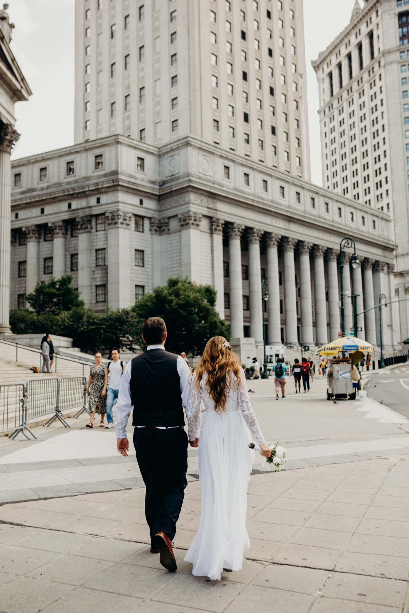nyc, new york city, manhattan city hall wedding photos