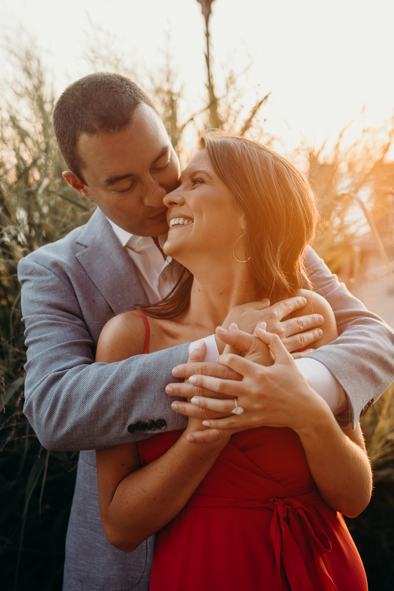 engagement photos at south street seaport in manhattan, nyc