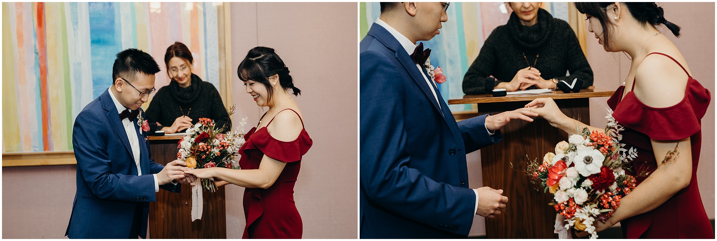 nyc, new york city, manhattan city hall wedding photos