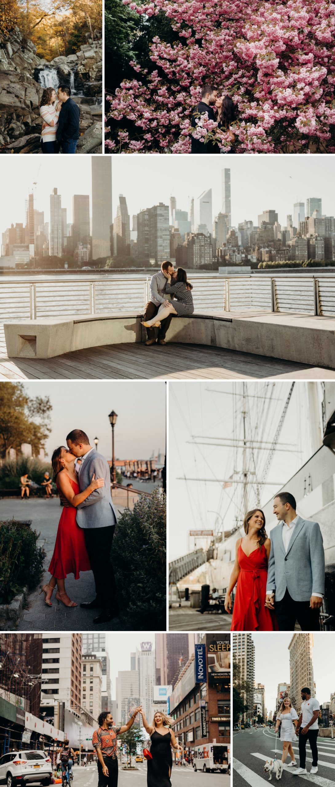 brooklyn, nyc engagement session photo ideas